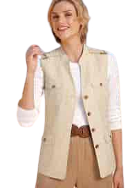 Linen waist coat dry cleaning and ironing service
