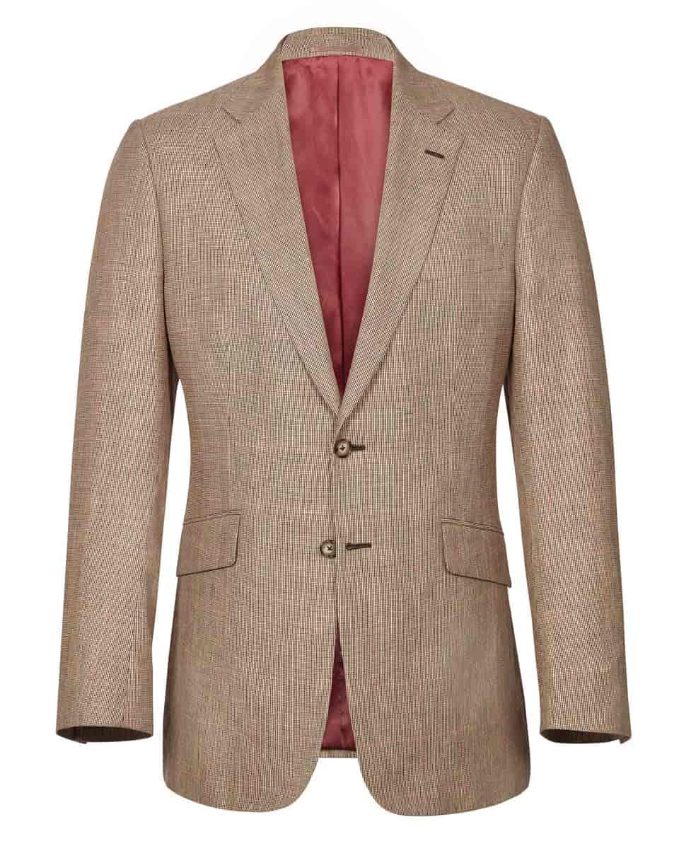 Linen jacket dry cleaning and alterations by Quality Dry Cleaners