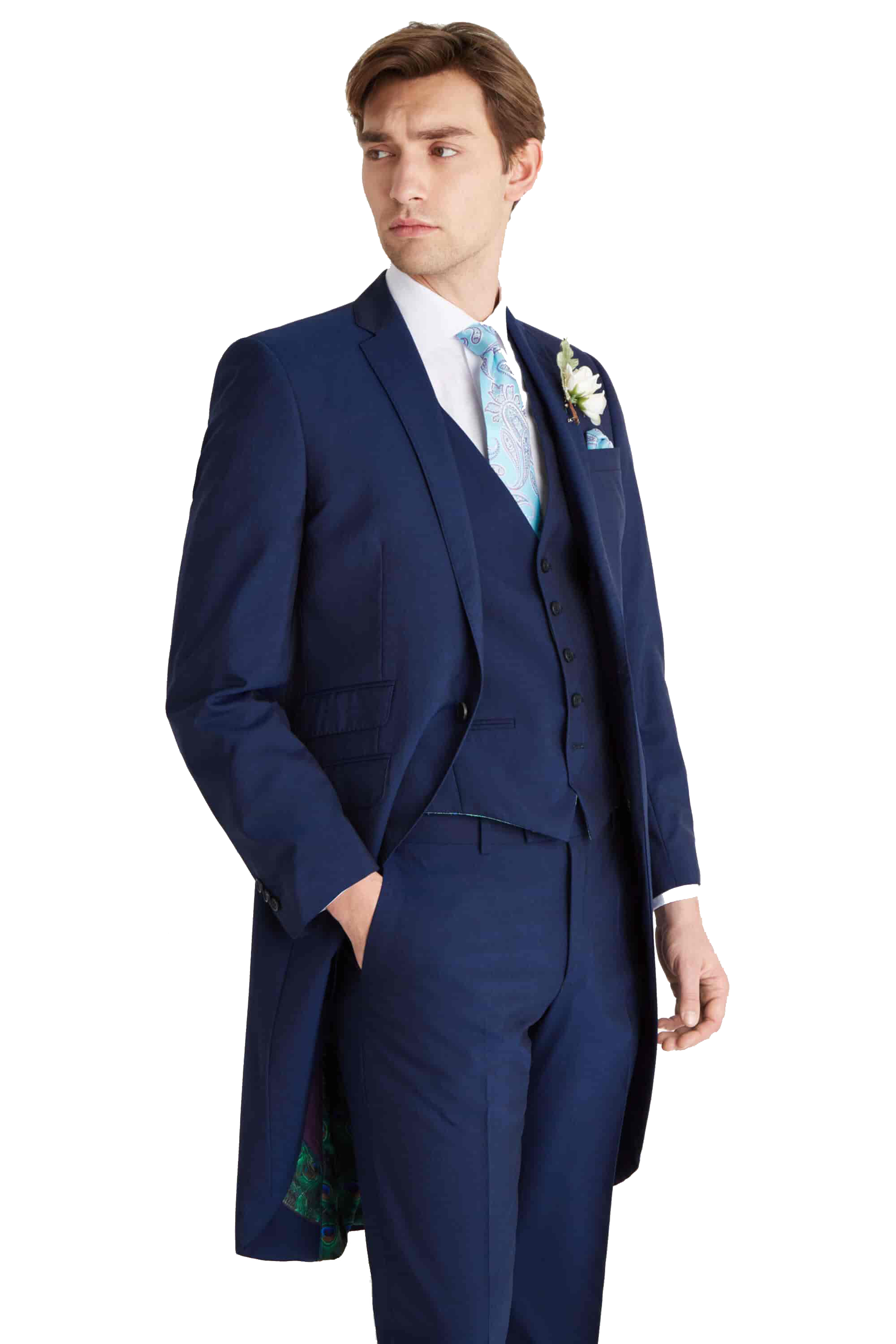 Wedding 3-piece suit dry cleaning and alterations by Quality Dry Cleaners