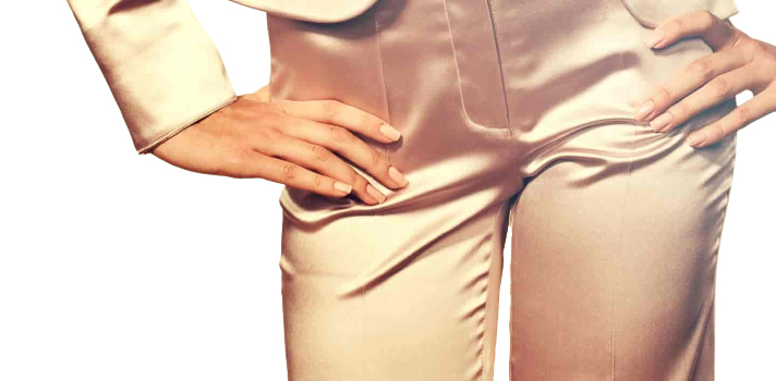 Silk trousers dry cleaning and alterations by Quality Dry Cleaners