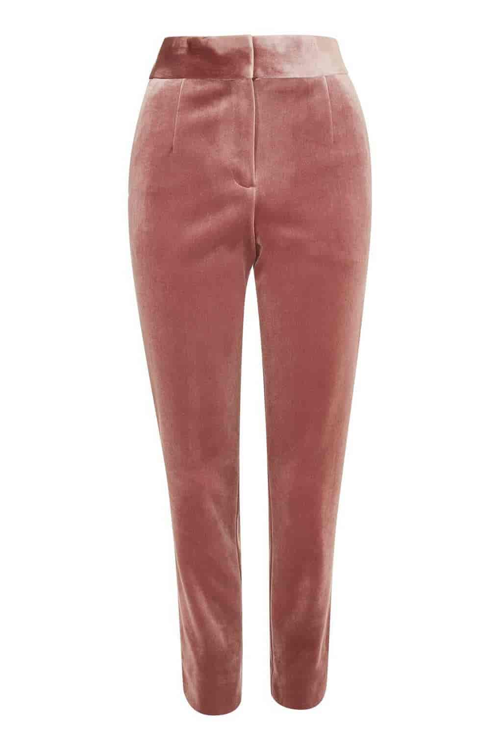Velvet trousers dry cleaning and alterations by Quality Dry Cleaners